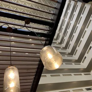 Pretty view of the ceiling above.