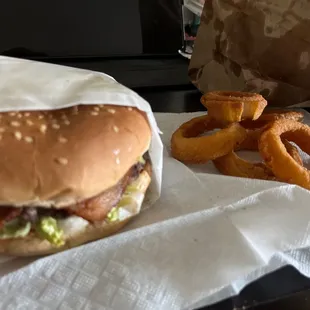 Bacon Burger Onion Rings