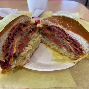 Colossal Burger. It was ok, the cold stale bun kept it from being Delicious.