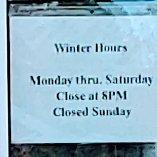 a closed sign in a window