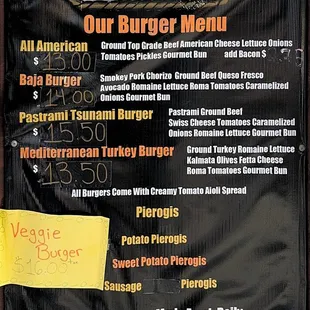 Burger menu