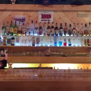 Full Service Bar with Beer and Wine as well....