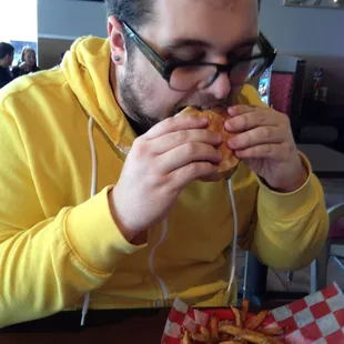 And Trevor got the California burger