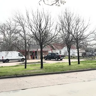A view from across the street.