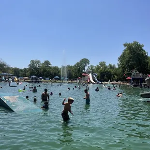 Water slides and diving boards