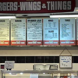 In the food court menu