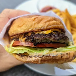 The Classic. Great flavor but the bun was a bit soggy.