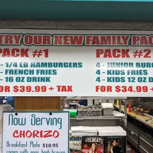 Family Packs