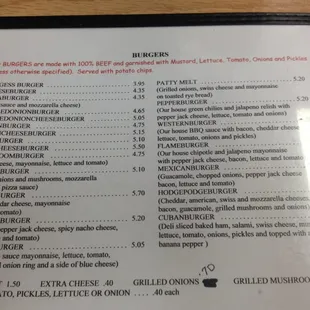 The burger menu