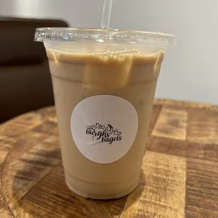 a cup of iced coffee