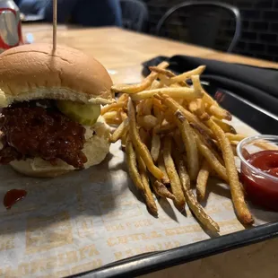 Korean fried chicken sandwich