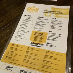 Scan for menu or ask for a paper menu . . .