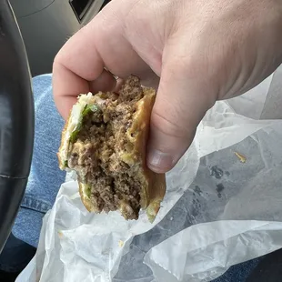 Double cheeseburger