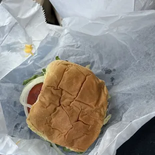 Double cheeseburger deluxe