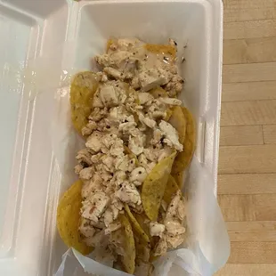 Chicken nachos