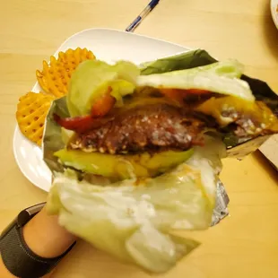 I wish the Lettuce wrap was double or triple layered. It kept breaking off