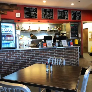 Place your order at the counter.