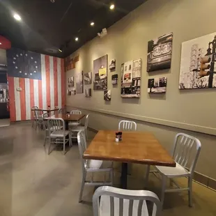 Inside seating