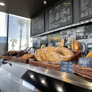 Risky to put stuff out and ask the general public not to be germy near the food