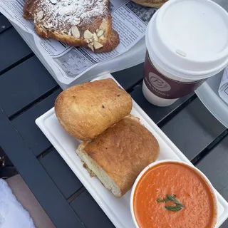 Tomato Soup Grilled Cheese Sandwich combo