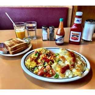 Huevos a la Mexicana The BURGUNDY Restaurant.Good Old Fashion American/Greek Chicago&apos;s Diner ! Breakfast Lunch Dinner! Nice!