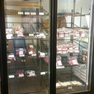 Refrigerated and frozen sections