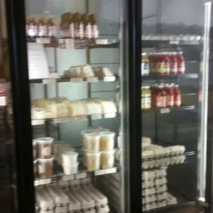 Eggs, cheese, sauces- all local