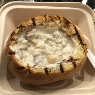 Seafood Bread Bowl