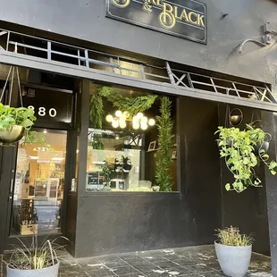 the front of the store