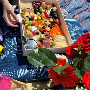 Charcuterie box for my birthday picnic