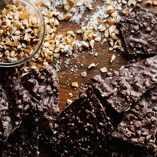 Dark Chocolate Sea Salt Almond Bark