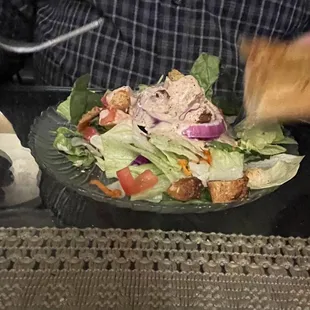 Salad included in dinner special