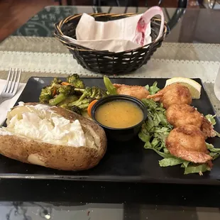 Coconut shrimp! What's not to love?