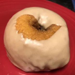 Caramel-Frosted Cake Donut!!!