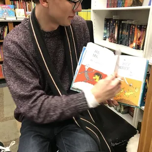 In the children's section