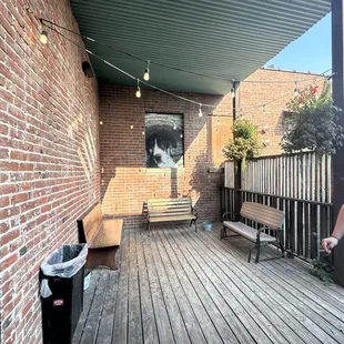 The amazing patio!