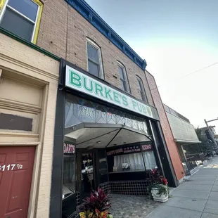 the outside of the building