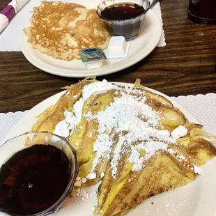 French toast with the Rob&apos;s deluxe breakfast.
