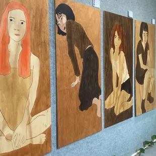 Painted Wood Panels by Erin Butcher