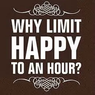why limit happy to an hour