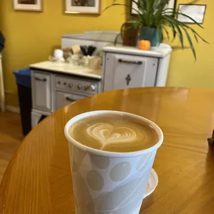 Hazelnut latte with Soymilk