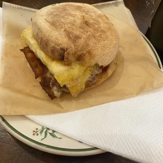 Egg, Bacon and Cheese Sandwich