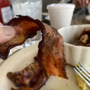This is very limp cold bacon