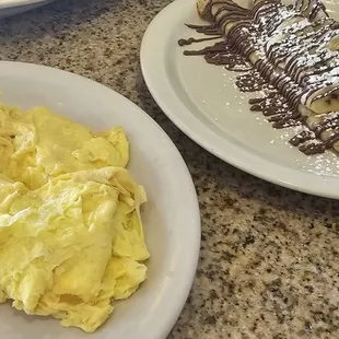 Banana and Nutella Crepes