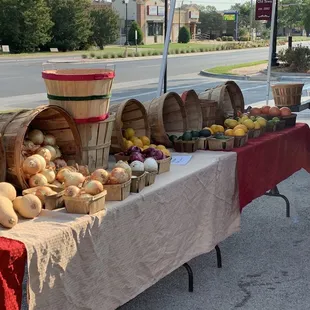 a variety of fruits and vegetables