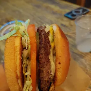 Mushroom Swiss Burger