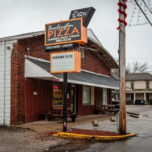 the outside of the building