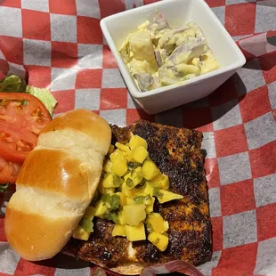 Blackened Mahi Sandwich