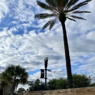 outside
