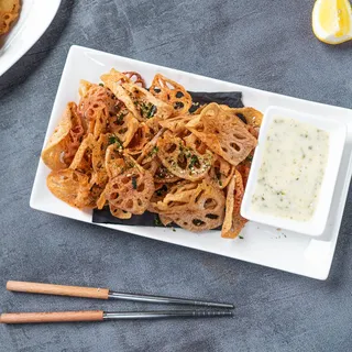 Deep Fried Lotus Root